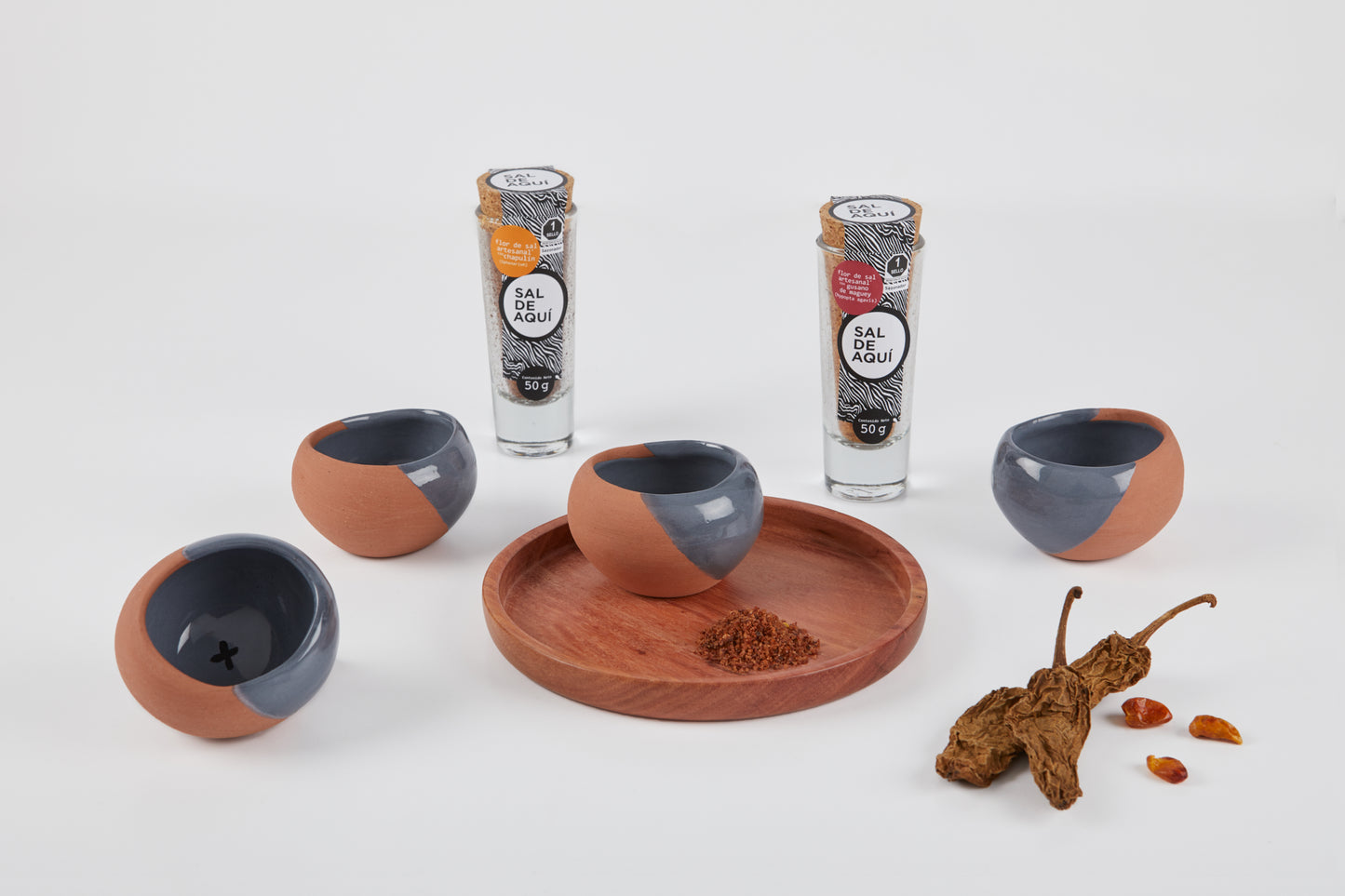 
                  
                    Set de mezcaleros en cerámica Alta Temperatura
                  
                