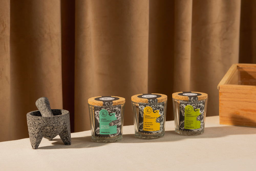 Set Linea Ensamble con mini molcajete