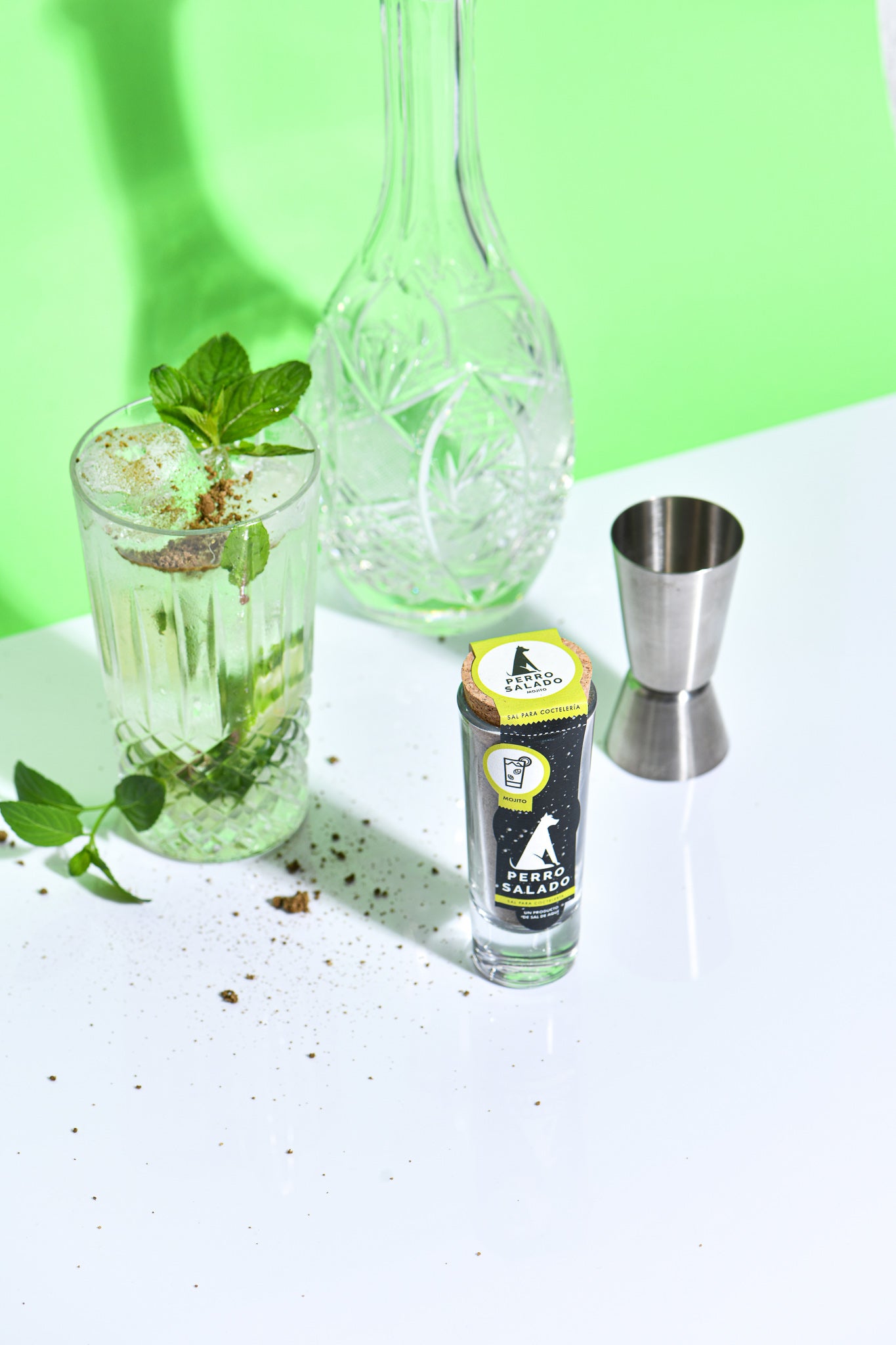 
                  
                    Línea Perro Salado sugerencia de uso, sal para mojito, preparación, coctelería
                  
                