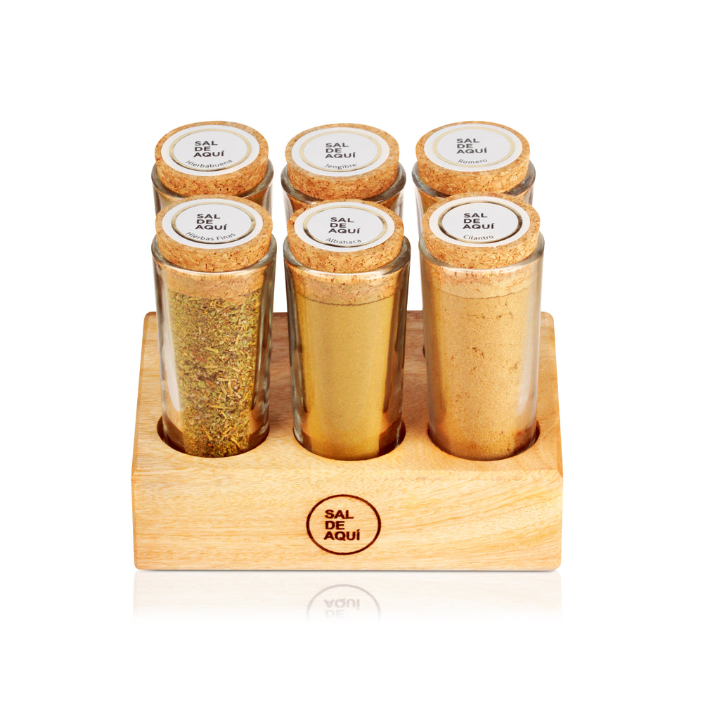 Set de 6 especias - Linea Culinaria