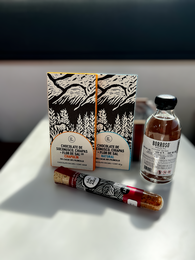 
                  
                    Set de temporada 1 - sal, chocolates y mezcal
                  
                